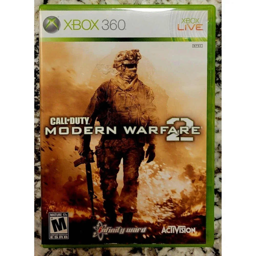 XBOX 360: CALL OF DUTY-MODERN WARFARE 2, CIB, GD COND, TESTED, FAST SHIPPING